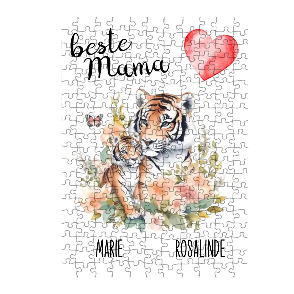 Puzzle - Du & dein Lieblingsmensch als süße Tiere (300 Teile)