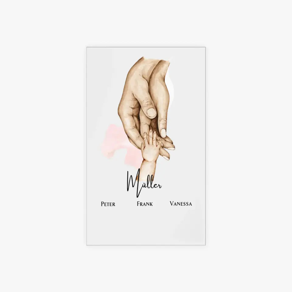 Acryl - Haltende Hände