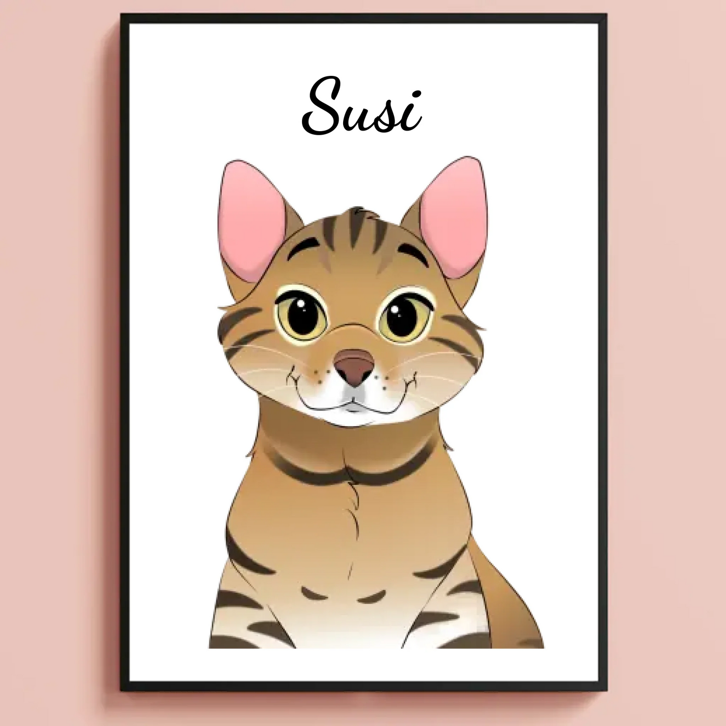 Deine Katze als Cartoon (handgezeichnet)