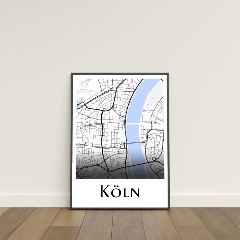 Stadtkarte Poster