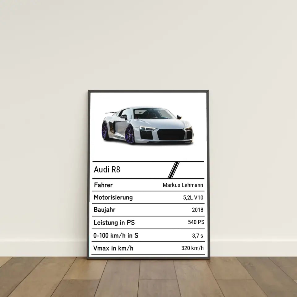 Auto Quartett Poster