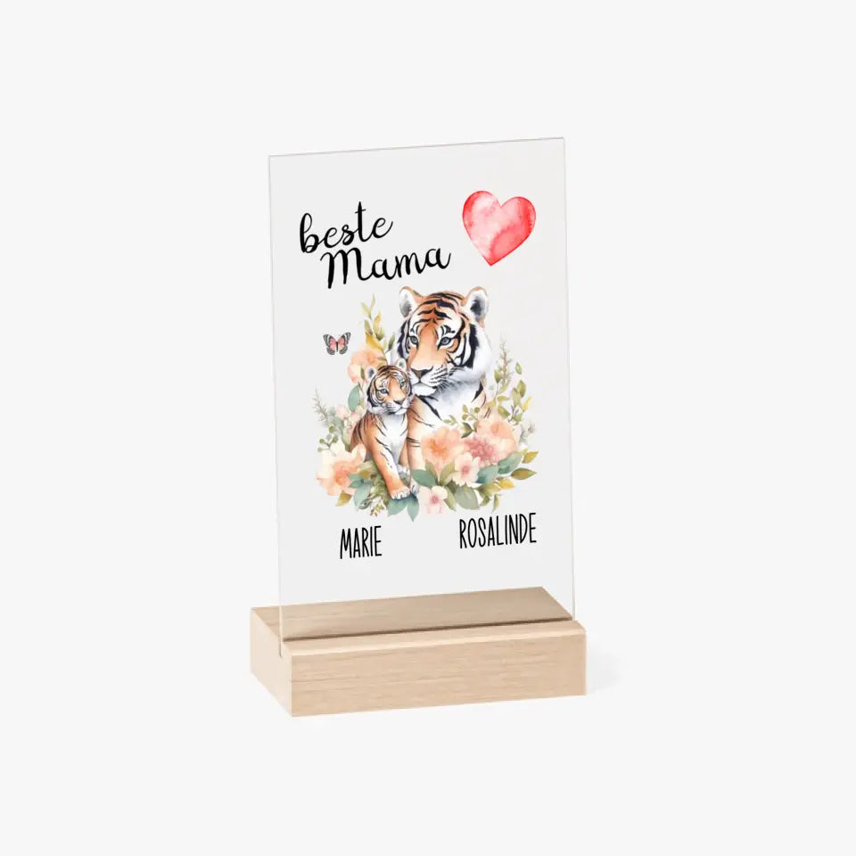 Acryl - Du & dein Lieblingsmensch als süße Tiere