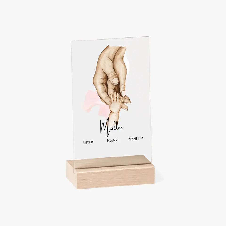 Acryl - Haltende Hände