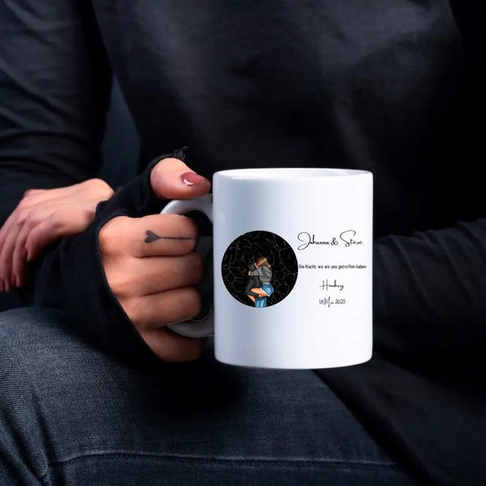 Sternenkarte hochheben Tasse