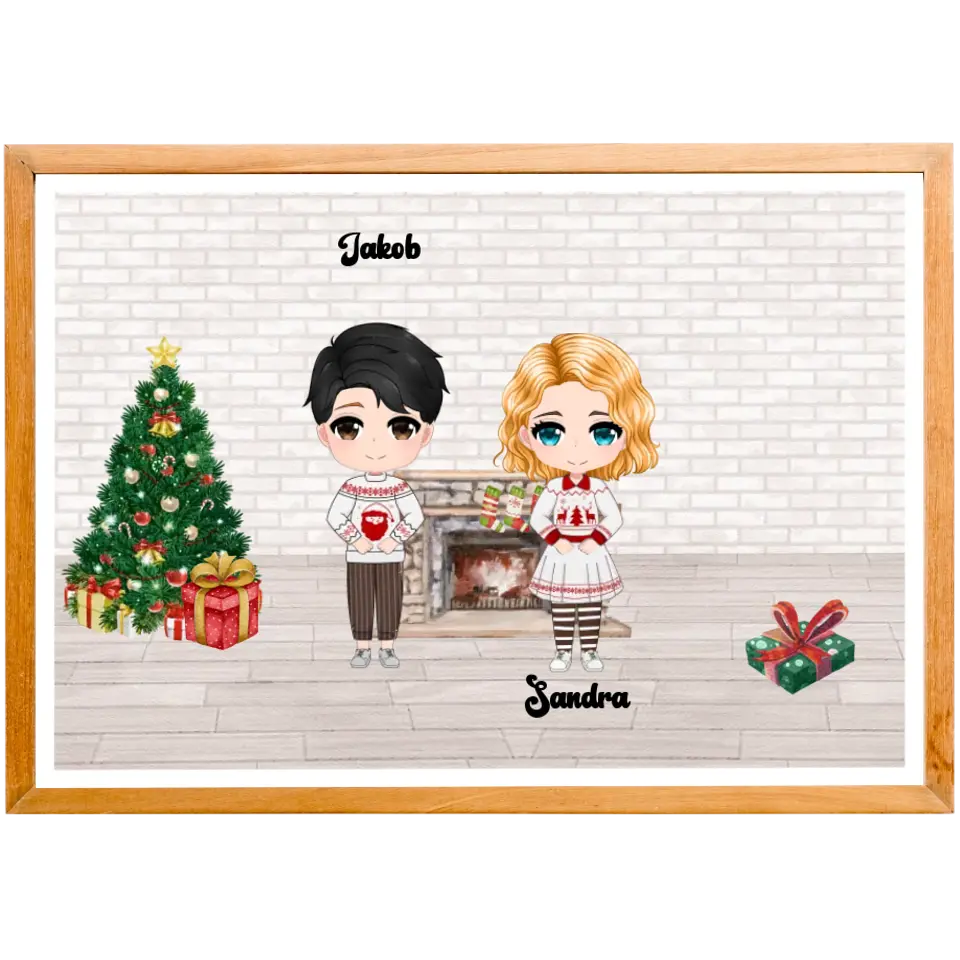 Chibi Familienkonfigurator Poster (Exclusive Weihnachtsedition!)