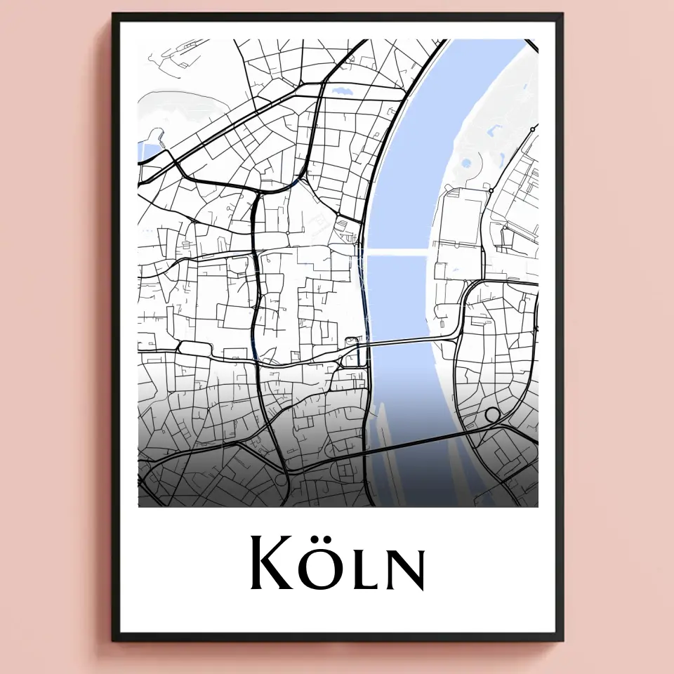 Stadtkarte Poster