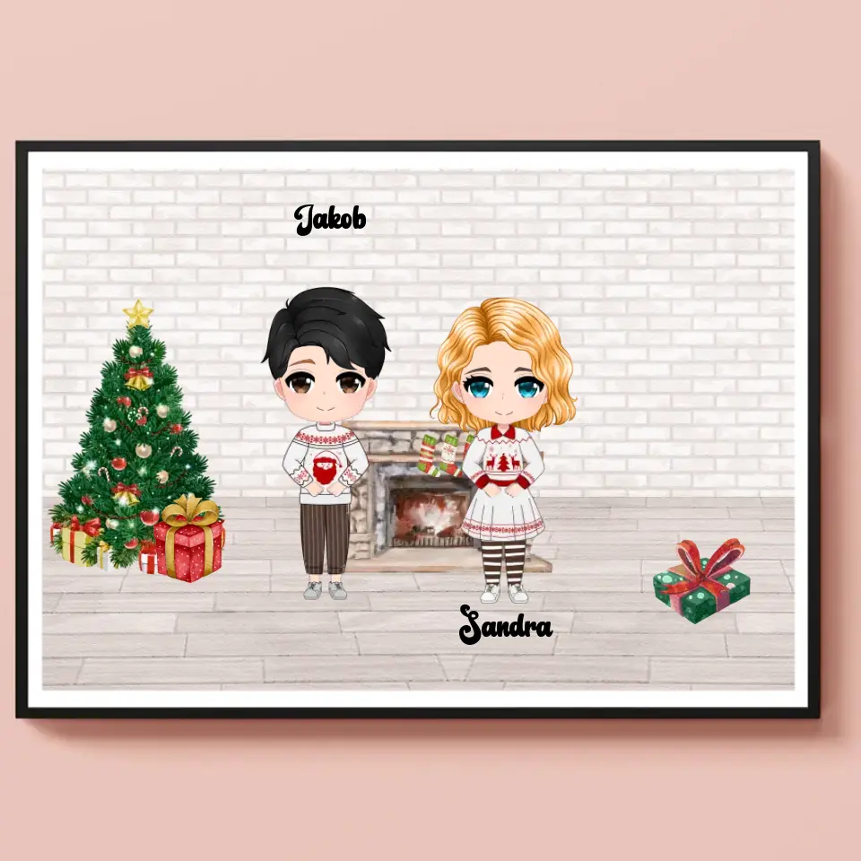Chibi Familienkonfigurator Poster (Exclusive Weihnachtsedition!)