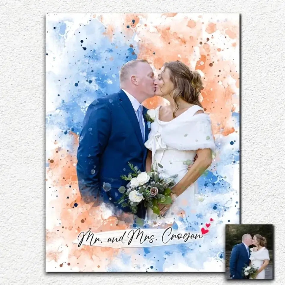 Euer Foto als Aquarellposter