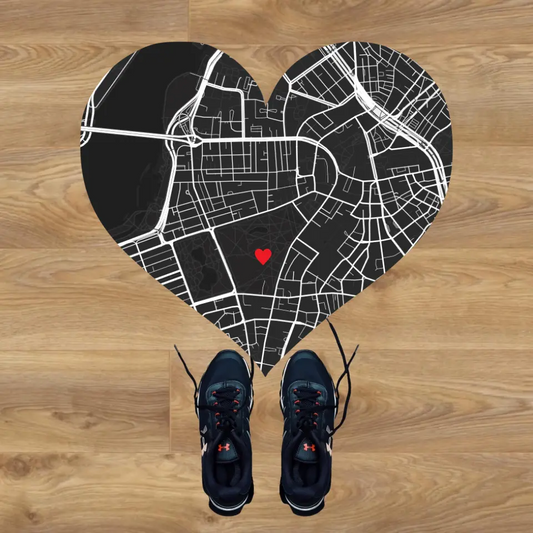 Teppich in Herzform / Wo alles begann