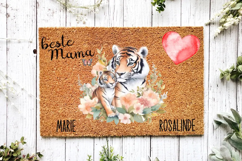 Fußmatte - Du & dein Lieblingsmensch als süße Tiere