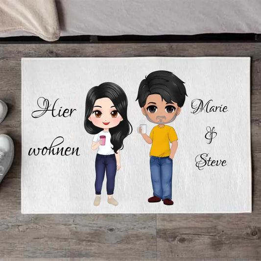 Partner Chibi Fußmatte