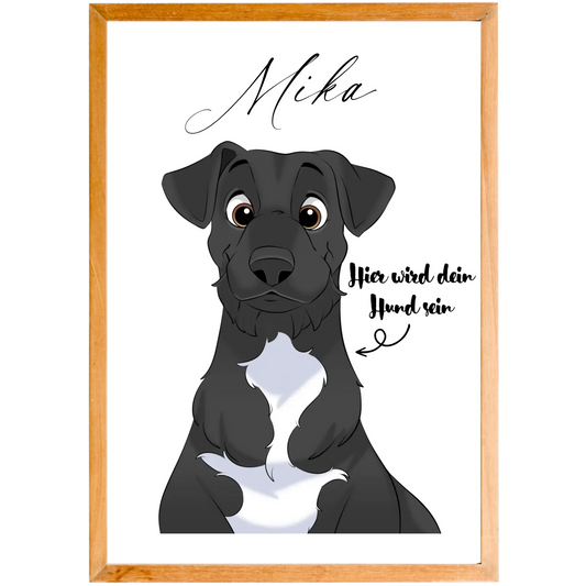 Dein Hund als Cartoon (handgezeichnet)