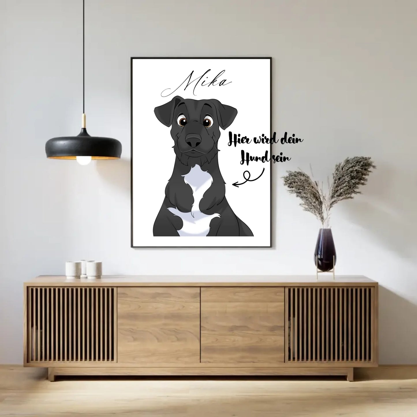 Dein Hund als Cartoon (handgezeichnet)