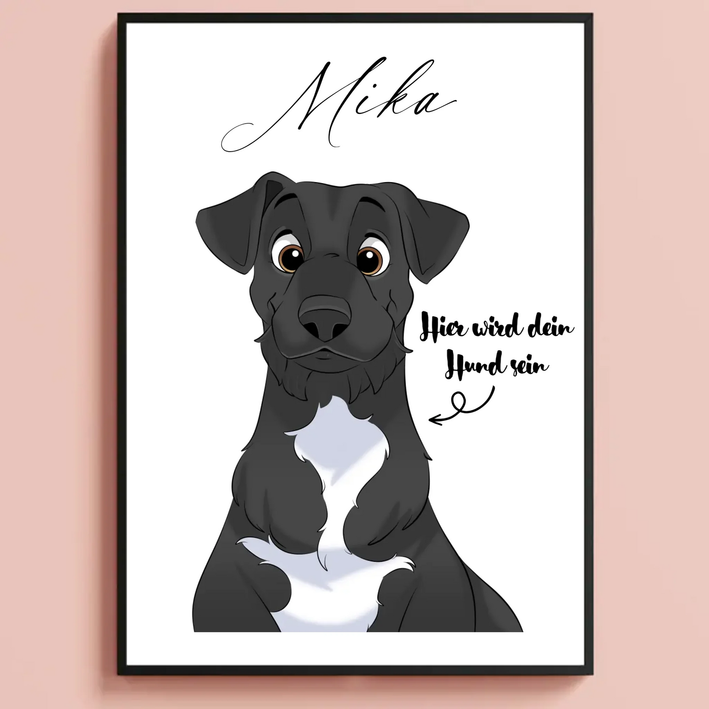 Dein Hund als Cartoon (handgezeichnet)