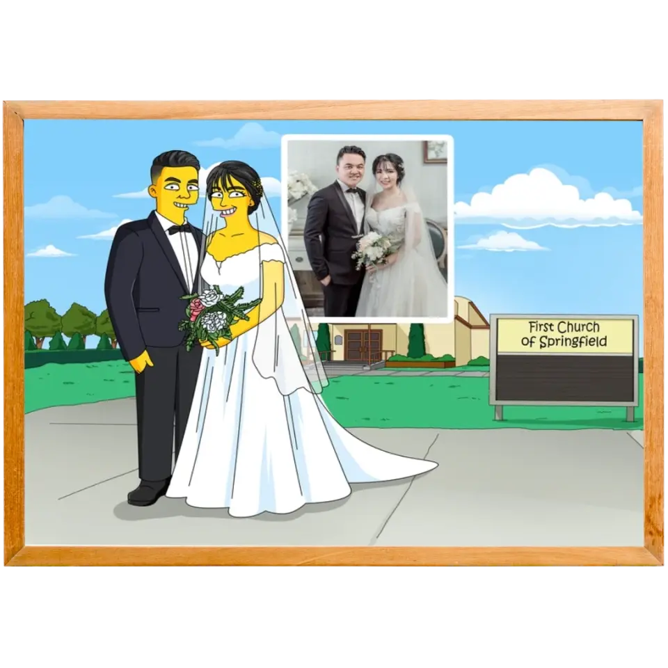 Du als Charakter im Simpsons Stil